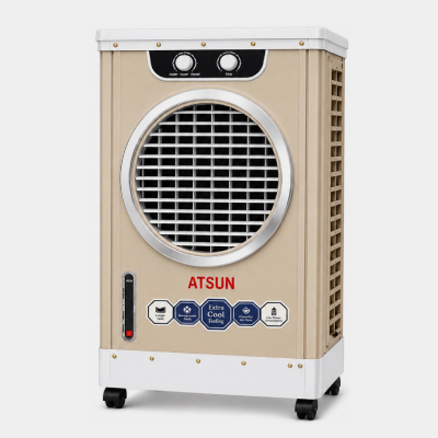 ATSUN beige air cooler with extra-cool pads